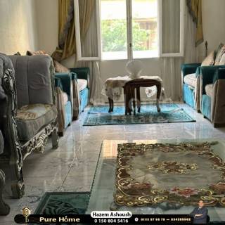 شقة مفروشة للايجار رشدي شارع ابو قير