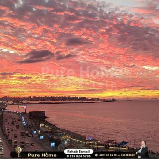 شقه مفروشه للايجار كامب شيزار بحر مباشر