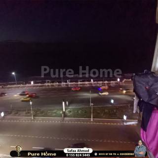 شقة مفروشه للايجار كامب شيزار بحر مباشر