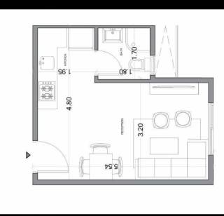 ستوديو للبيع بقرية زهرة