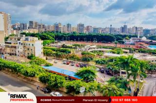 شقه للبيع 190م سبورتنج علي ترام مباشره