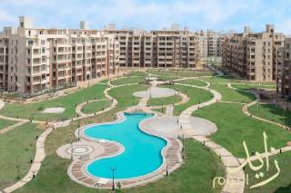 شقة للبيع كمبوند جاردن هيلزاكتوبر بدون تشطيب