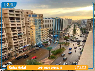 مقر إداري 105م مفروش للايجار سموحة فوزي معاذ