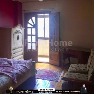 شقة للايجار المفروش رشدي شارع سوريا