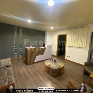 مقر اداري مفروش للايجار جناكليس خطوات من شارع ابو قير