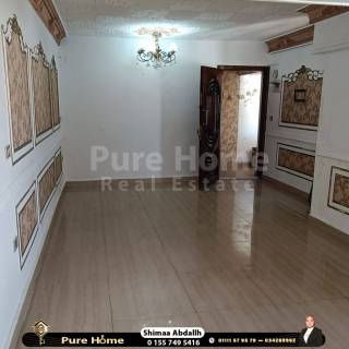 شقة للايجار رشدي ترام مباشر