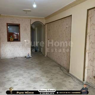 شقة للايجار الابراهيمية خطوات من شارع أبوقير