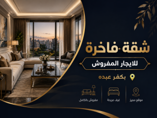 شقة للبيع كفر عبده شارع ابراهيم راضي