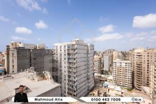 شقه بنتهاوس للبيع 640 متر سموحة شارع بهاء الدين الغتوري