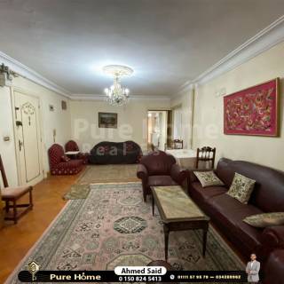 شقه للبيع 265 متر رشدي علي الترام مباشرة عمارة براند