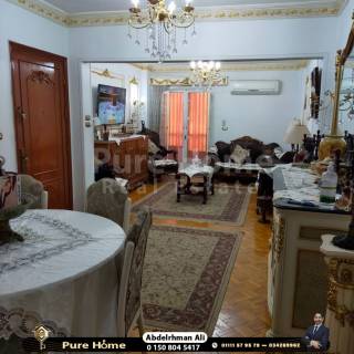 شقة للايجار 175 متر الابراهيمية خطوات من ترام سبورتنج