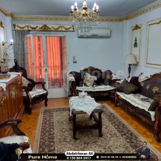 شقة للايجار تصلح سكني او اداري ستانلي علي البحر