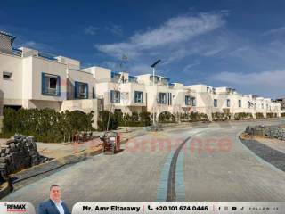 شاليه 115م للبيع الساحل الشمالي نايا باي فيو Pool Land Scape