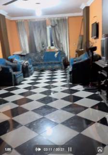 شقة سكنيه الدور 12 3غرف 2حمام ريسبشن ومطبخ