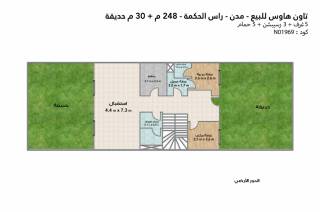 اير بلوك فيلا للبيع Sea shell رأس الحكمة 729 متر