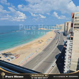 دوبلكس للبيع 320 متر 100 روف سموحه شارع فوزى معاذ
