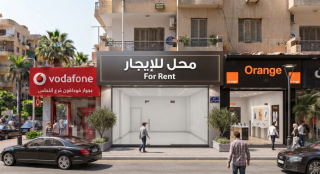 محل للببع كود 1893شارع محب 195 متر له اربع ابواب