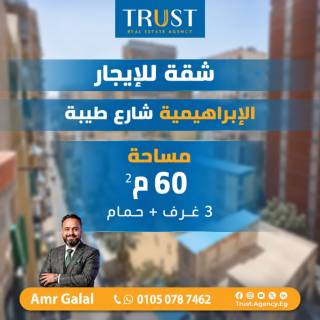 شقة للبيع 320 متر في الابراهيمية ثانى نمرة من البحر