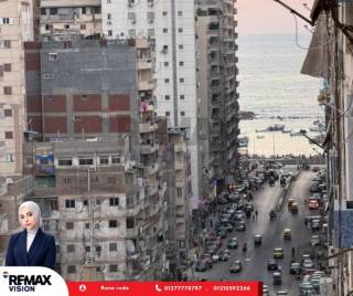 شقة للبيع بميامى متفرع من شارع العيسوى