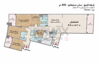 شقة للبيع 70 متر سان ستيفانو شارع الغردقة