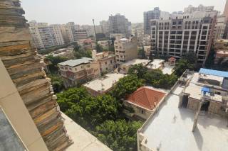 شقة للايجار سموحة كمباوند سكاي لاين