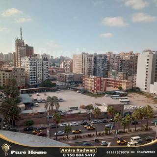 شقة للبيع بقلب سموحة بهاء الدين الغتوري