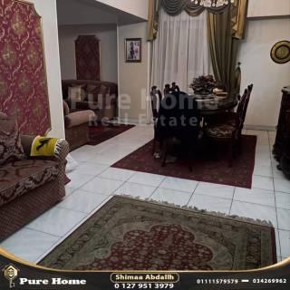 شقة للإيجار 230 متر رشدي شارع دمياط